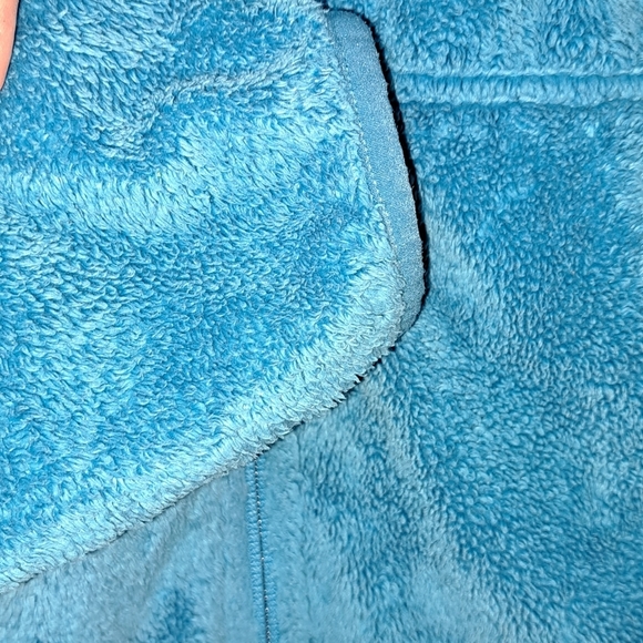 Mountain HardWear Women's Fleece Fill Zip Adjustable Blue Pockets Size Medium - Picture 5 of 12